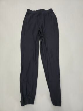 Lululemon Surge Jogger Navy Blue Zip Ankle Size 2 Tapered Leg EUC